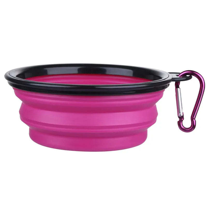 2-in-1 Portable Pet Food & Water Bowl