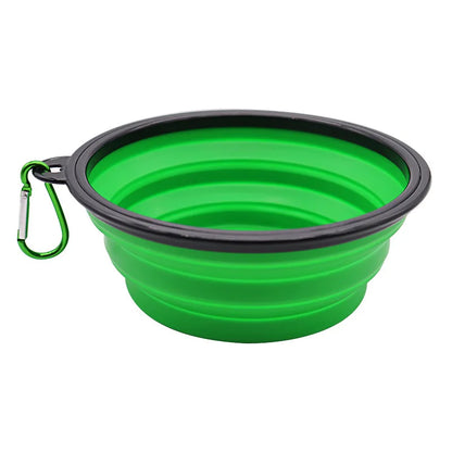 2-in-1 Portable Pet Food & Water Bowl